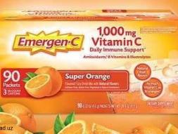 Emergen-C Американский шипучий Витамин C 1000 мг 90шт