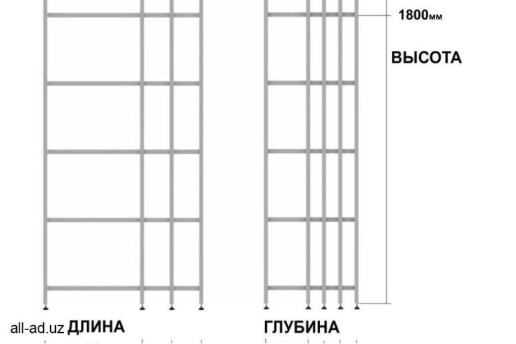 Полочные стеллажи