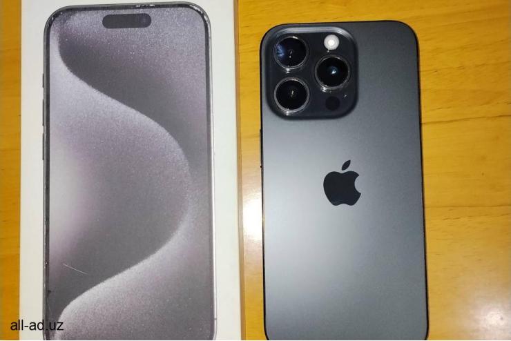iPhone 15 pro чёрный